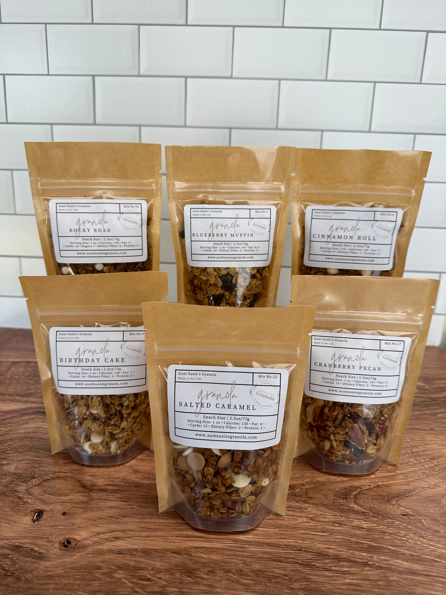 Granola Snack Bags | 2.5oz | Buy 5 or More, Save 15%