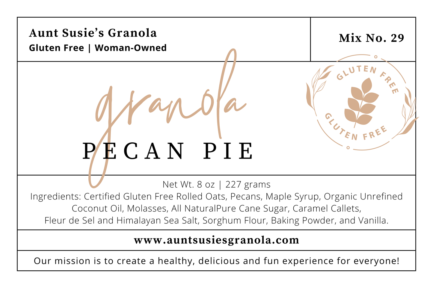 Pecan Pie Granola
