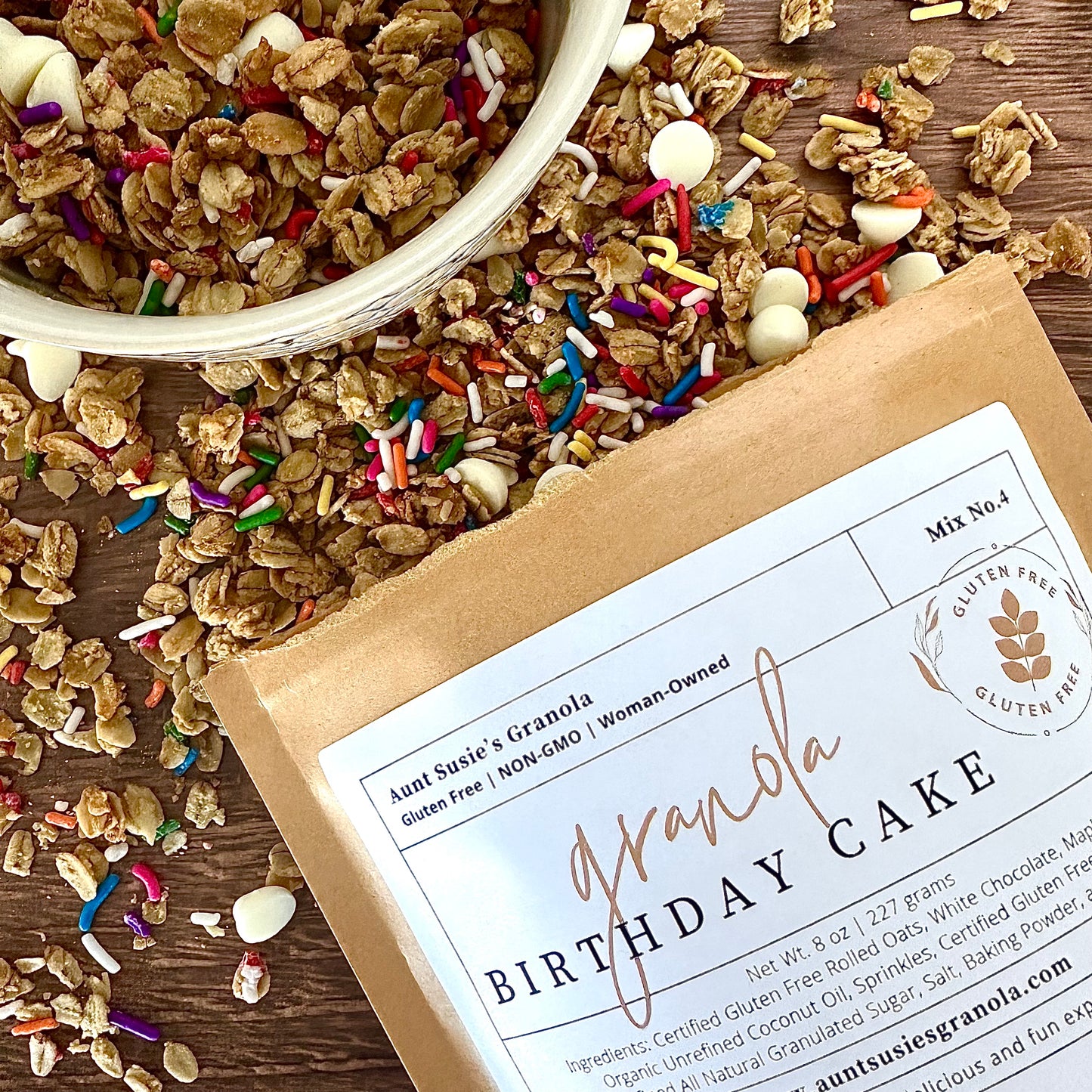 Birthday Cake Granola