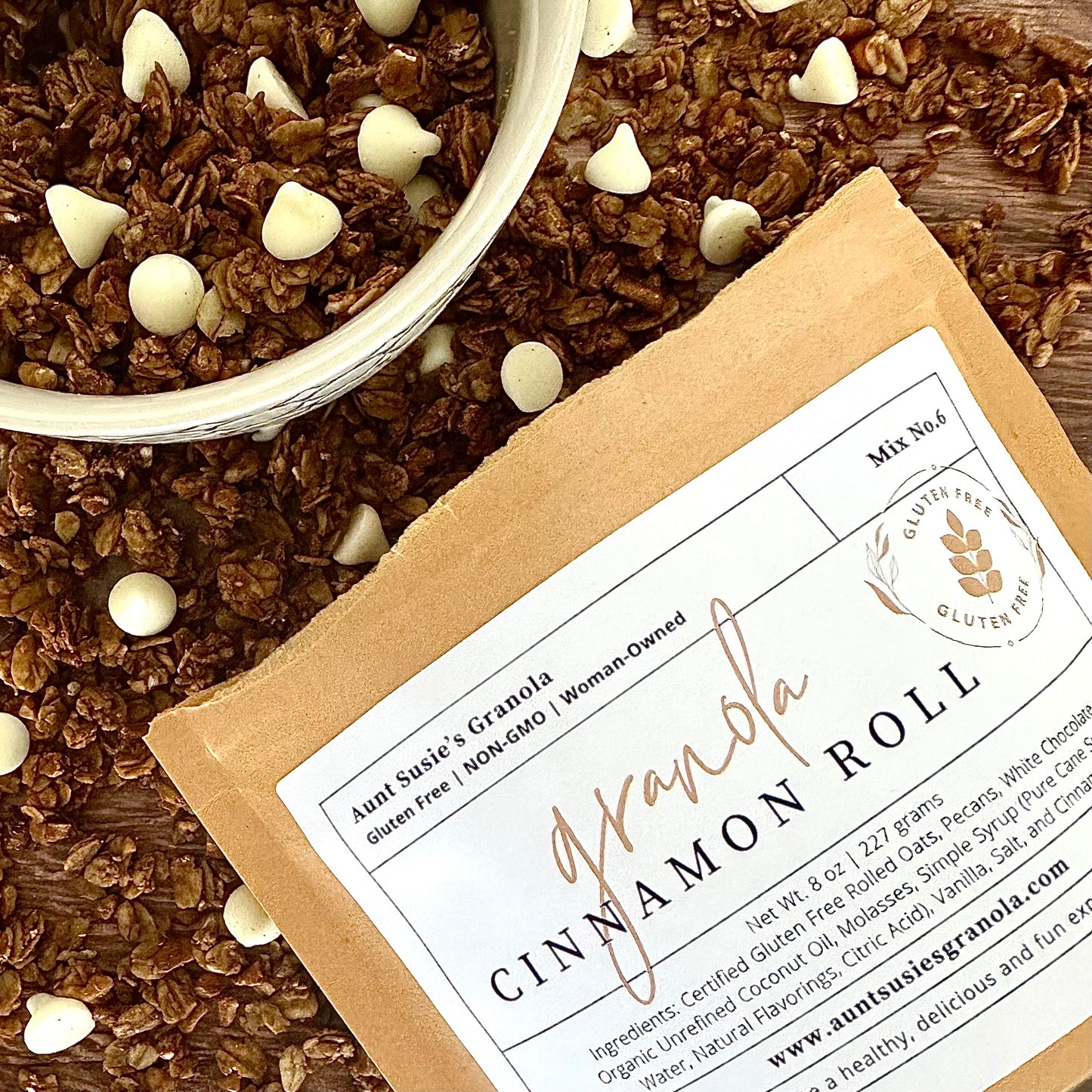 Cinnamon Roll Granola